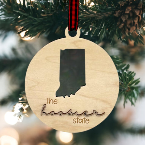 Indiana Nickname Ornament