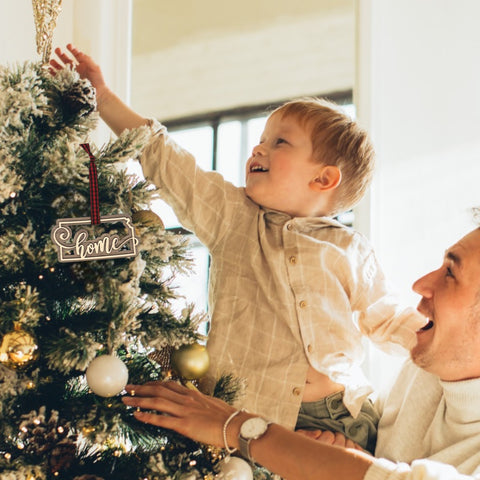 Kansas Home Double Layer Ornament