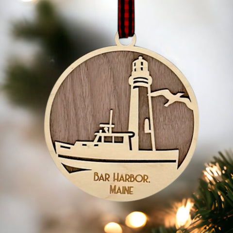 Lobster Boat Ornament
