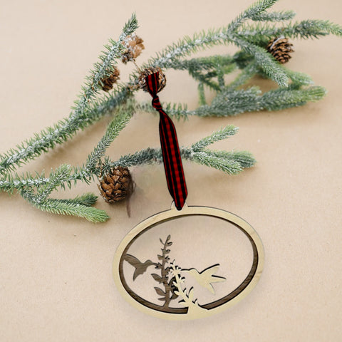 Lovebirds Memorial Ornament