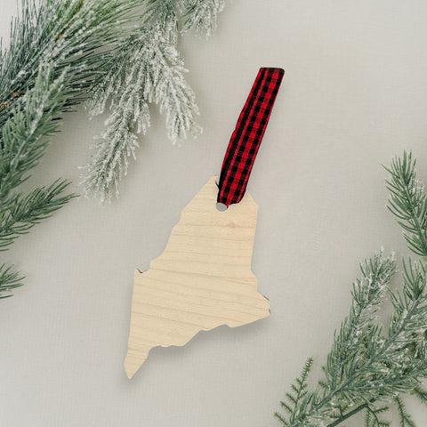 Maine Simple Ornament