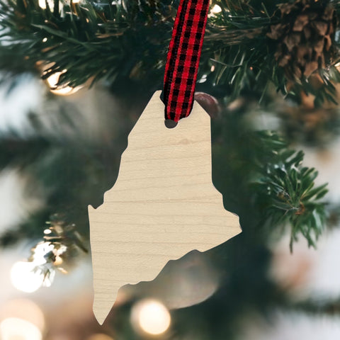 Maine Simple Ornament