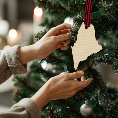 Maine Simple Ornament