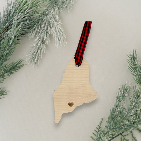 Maine Custom Home Town Ornament
