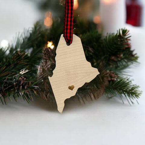 Maine Custom Home Town Ornament
