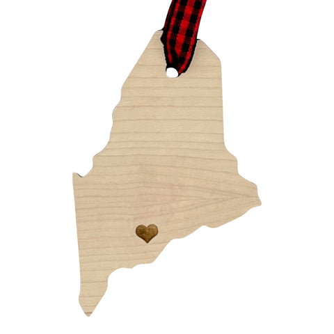 Maine Custom Home Town Ornament