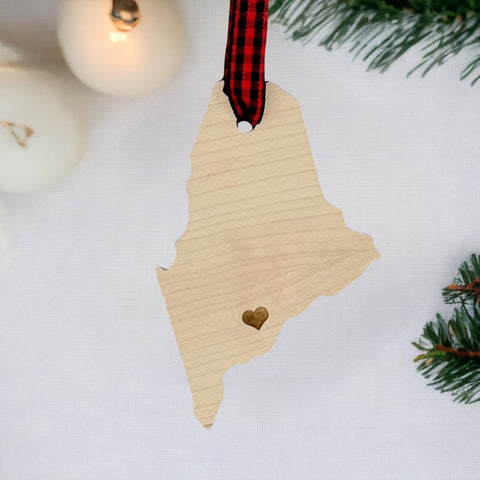 Maine Custom Home Town Ornament