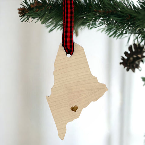 Maine Custom Home Town Ornament