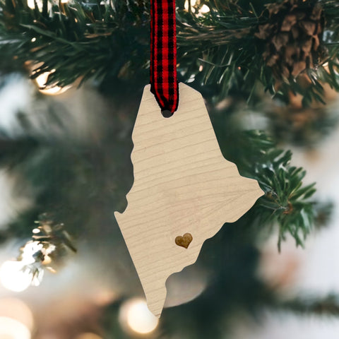 Maine Custom Home Town Ornament