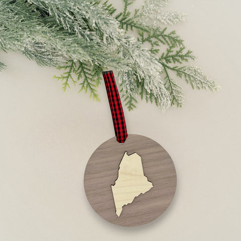 Maine Raised Ornament
