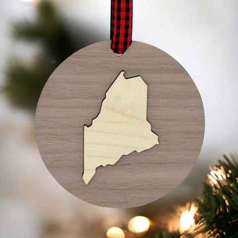 Maine Raised Ornament