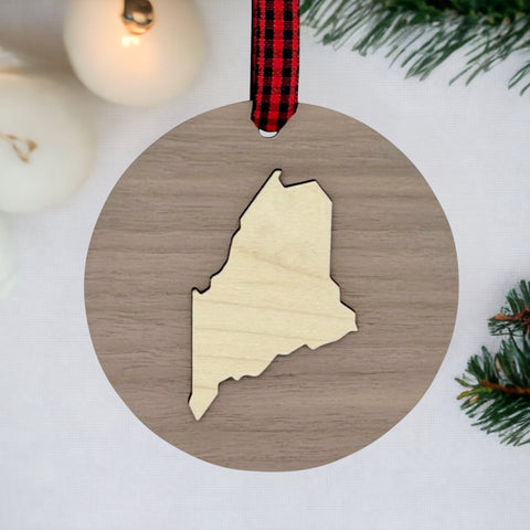Maine Raised Ornament