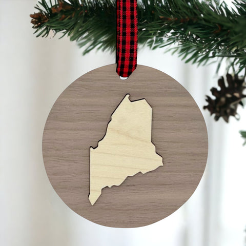 Maine Raised Ornament
