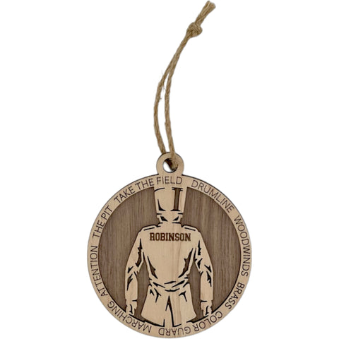 Strike up the holiday cheer with our Personalized Male Marching Band Ornament! Tailored for music enthusiasts, this custom keepsake adds a personal touch to your tree. Celebrate the musician in your life with this spirited ornament. Customize now for a harmonious note in holiday decor – order your Personalized Male Marching Band Ornament today!
