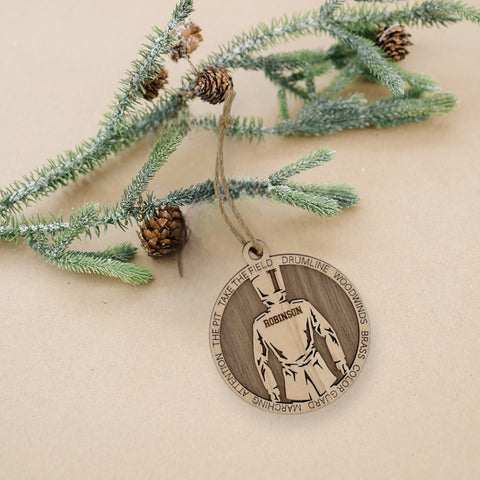 Strike up the holiday cheer with our Personalized Male Marching Band Ornament! Tailored for music enthusiasts, this custom keepsake adds a personal touch to your tree. Celebrate the musician in your life with this spirited ornament. Customize now for a harmonious note in holiday decor – order your Personalized Male Marching Band Ornament today!