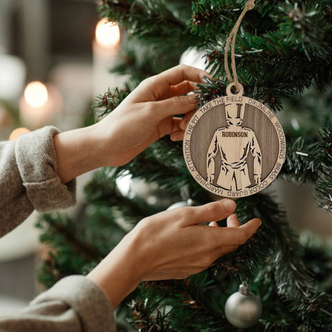 Strike up the holiday cheer with our Personalized Male Marching Band Ornament! Tailored for music enthusiasts, this custom keepsake adds a personal touch to your tree. Celebrate the musician in your life with this spirited ornament. Customize now for a harmonious note in holiday decor – order your Personalized Male Marching Band Ornament today!