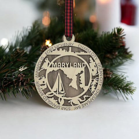 Unwrap the charm of the Pine Tree State! Our Maine State Highlights Ornament is a holiday treasure, celebrating the beauty of rugged coastlines and quaint lighthouses. Elevate your festivities with a touch of Maine magic.