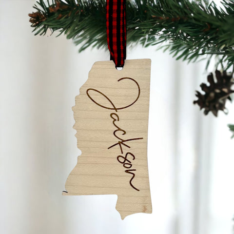 Mississippi City Ornament