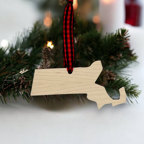 Massachusetts Simple Ornament