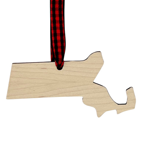 Massachusetts Simple Ornament