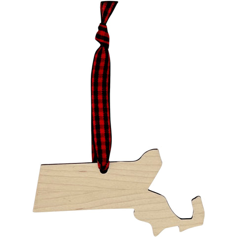 Massachusetts Simple Ornament
