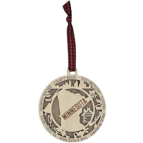 Unwrap the spirit of Minnesota with our State Highlights Ornament! Elevate your holiday decor with Gopher pride and iconic moments. Immerse yourself in the charm of the North Star State!