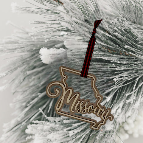 Missouri Double Layer Ornament