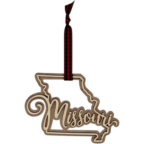 Missouri Double Layer Ornament
