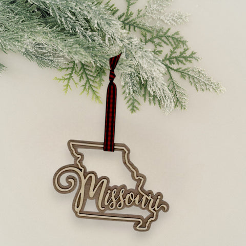 Missouri Double Layer Ornament