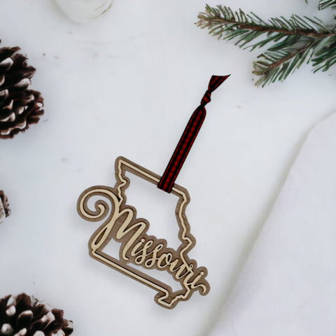Missouri Double Layer Ornament