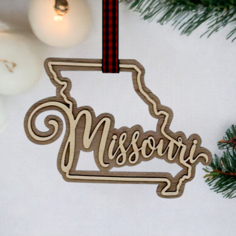 Missouri Double Layer Ornament