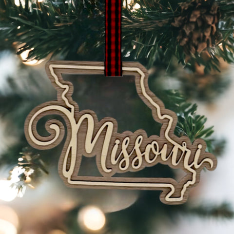 Missouri Double Layer Ornament