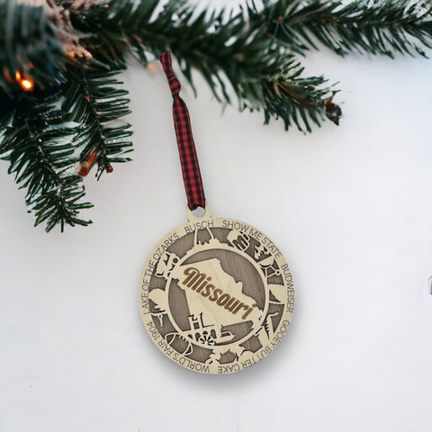 Deck the halls with a touch of Show-Me State flair! Our Missouri Highlights Ornament is a festive must-have, showcasing iconic moments and timeless charm. Add a dash of Missouri magic to your holiday!