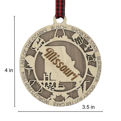 Deck the halls with a touch of Show-Me State flair! Our Missouri Highlights Ornament is a festive must-have, showcasing iconic moments and timeless charm. Add a dash of Missouri magic to your holiday!