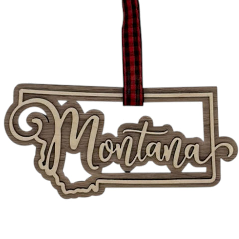 Montana Double Layer Ornament