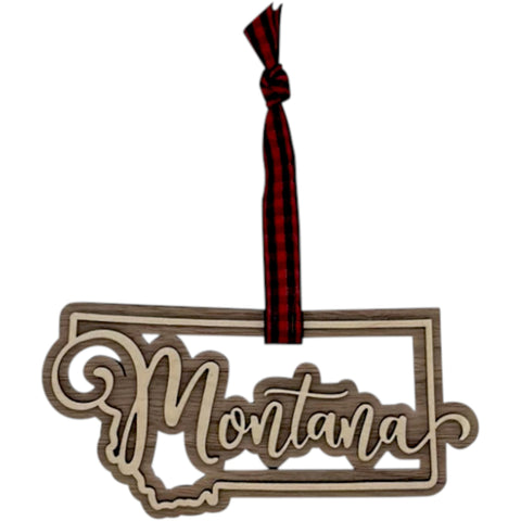 Montana Double Layer Ornament