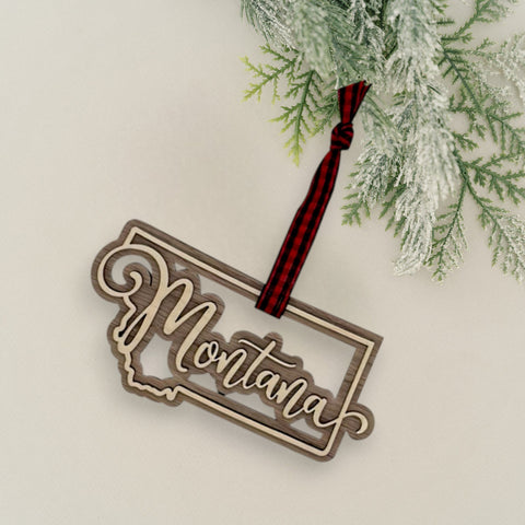 Montana Double Layer Ornament