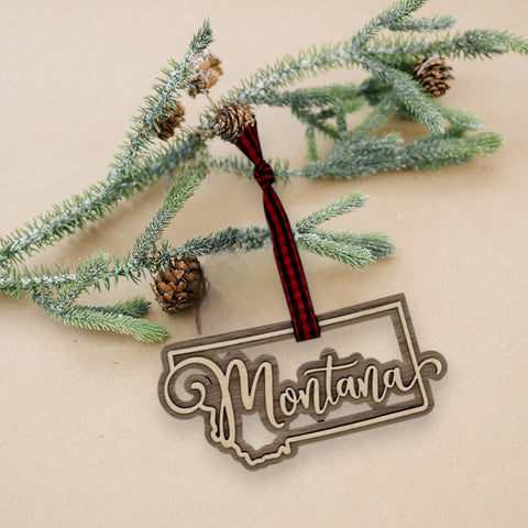 Montana Double Layer Ornament