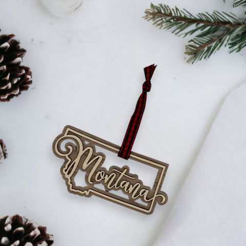 Montana Double Layer Ornament