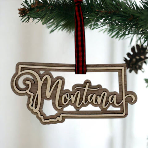 Montana Double Layer Ornament
