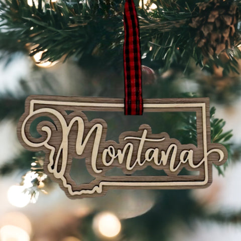 Montana Double Layer Ornament