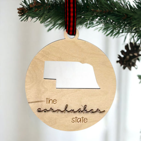 Nebraska Nickname Ornament