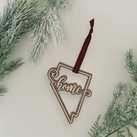 Nevada Home Double Layer Ornament