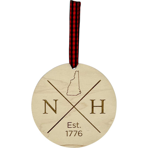 New Hampshire Established Ornament