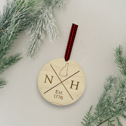 New Hampshire Established Ornament