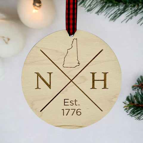 New Hampshire Established Ornament