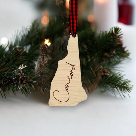 New Hampshire City Ornament