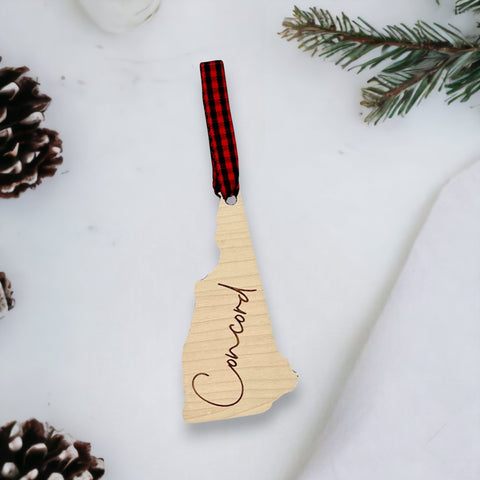 New Hampshire City Ornament