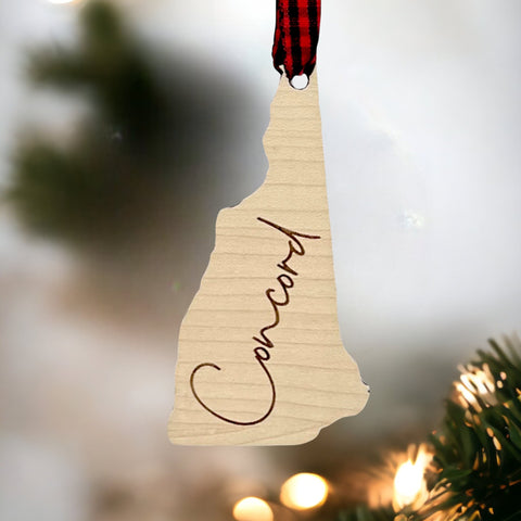 New Hampshire City Ornament