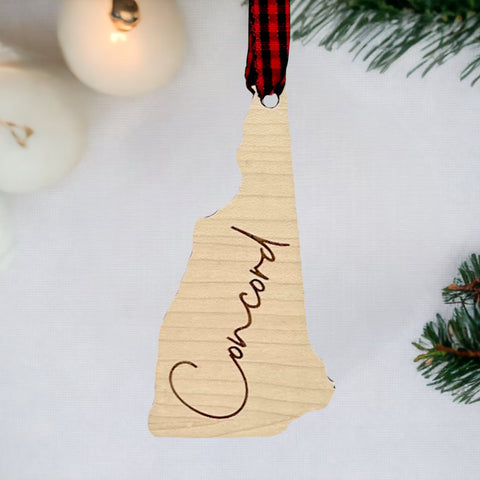 New Hampshire City Ornament